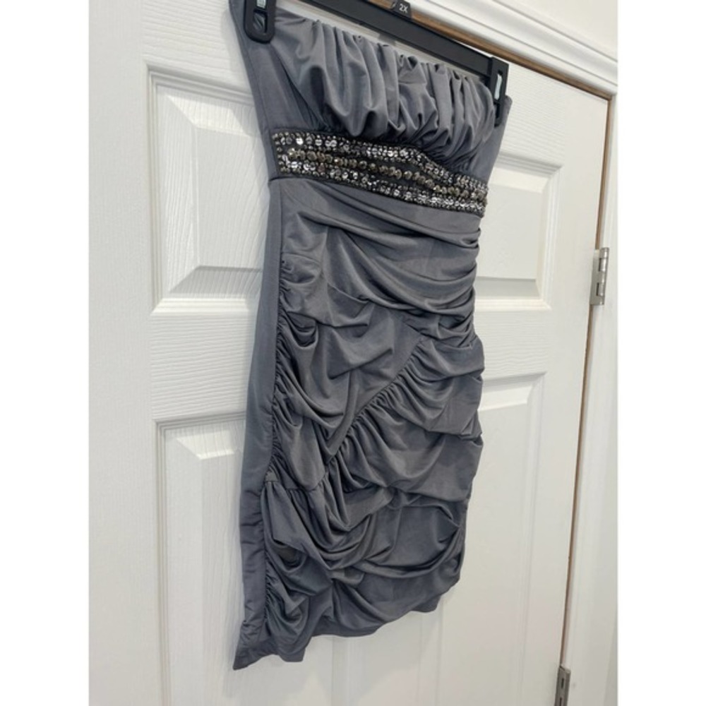 Gorgeous Bailey Blue Strapless Dress Size Small